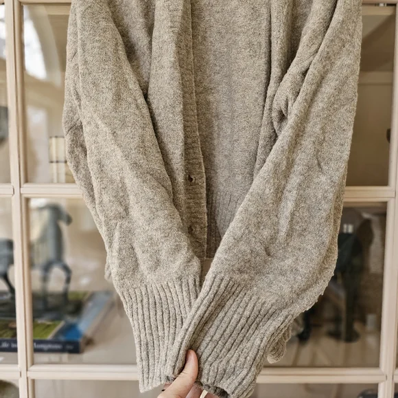 ASTR Belmont Antique Jewelled Button Wool Blend Cardigan - Picture 10 of 13